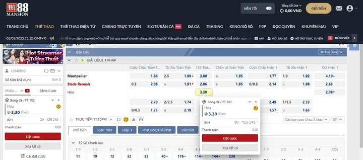 Hướng dẫn các bước cược với Kèo châu Âu