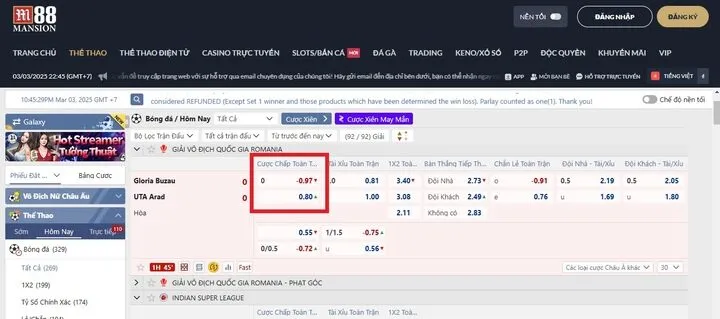 Cách cược với Kèo đồng banh trong bóng đá