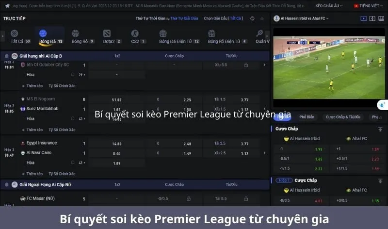 Bí quyết soi kèo Premier League từ chuyên gia
